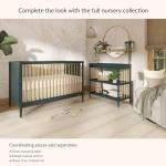 Dream On Me Clover 4-in-1 Modern Island Crib with Rounded Spindles I Convertible Crib I Mid- Century Meets Modern I Coordinates with The Clover Changing Table, Olive, 54.3x30.3x36.3 Inch (Pack of 1) by Dream On Me