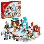 LEGO Lunar New Year Ice Festival 80109 Building Kit; Gift Toy for Kids Aged 8 and Up; Building Set Featuring a Detailed Winter Scene, Chun Ice Sculpture, 13 Minifigures and More (1,519 Pieces) by LEGO