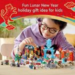 LEGO Lunar New Year Ice Festival 80109 Building Kit; Gift Toy for Kids Aged 8 and Up; Building Set Featuring a Detailed Winter Scene, Chun Ice Sculpture, 13 Minifigures and More (1,519 Pieces) by LEGO