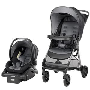 Safety 1st Smooth Ride QCM Travel System, Fast, 1-Hand Lift to fold, High Street by Dorel Juvenile Group