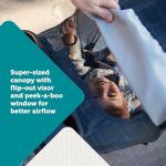 Safety 1st Smooth Ride QCM Travel System, Fast, 1-Hand Lift to fold, High Street by Dorel Juvenile Group