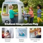 Step2 Adventure Camper Playhouse â Kids Outdoor Playhouse with Realistic Camper Toy Features for Playing Camping, Food Truck, Restaurant and More from The Step2 Company, LLC