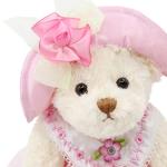 Oits-cute Small Baby Teddy Bear with Cloth Cute Stuffed Animal Soft Plush Toy 10" (Pink lace Dress with Rabbit) from Dixin