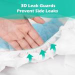 SUNKISS TrustPlus Adult Diapers with Maximum Absorbency, Disposable Incontinence Briefs with Tabs for Men and Women, Maximum Overnight Absorbency, Leak Protection, Small/Medium, 15 Count by SUNKISS HEALTHCARE (ZHEJIANG) CO., LTD.