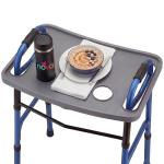 NOVA Walker Tray, Food Tray with 2 Cup Holders for Folding Walker, Fits on Most Folding Walkers, 1 Count (Pack of 1) from NOVA - Ortho-Med, Incorporated