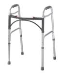 Drive Medical 10200-1 Deluxe Two Button Folding Walker, Silver from Drive Medical