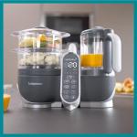 Duo Meal Station Food Maker 6 in 1 Food Processor with Steam Cooker, Multi-Speed Blender, Baby Purees, Warmer, Defroster, Sterilizer (Nutritionist Approved) by ALT GROUP BABYMOOV CORP