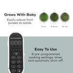 Duo Meal Station Food Maker 6 in 1 Food Processor with Steam Cooker, Multi-Speed Blender, Baby Purees, Warmer, Defroster, Sterilizer (Nutritionist Approved) by ALT GROUP BABYMOOV CORP