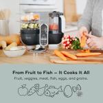 Duo Meal Station Food Maker 6 in 1 Food Processor with Steam Cooker, Multi-Speed Blender, Baby Purees, Warmer, Defroster, Sterilizer (Nutritionist Approved) by ALT GROUP BABYMOOV CORP