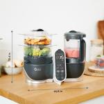 Duo Meal Station Food Maker 6 in 1 Food Processor with Steam Cooker, Multi-Speed Blender, Baby Purees, Warmer, Defroster, Sterilizer (Nutritionist Approved) by ALT GROUP BABYMOOV CORP
