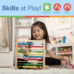 Melissa & Doug Abacus - Classic Wooden Educational Counting Toy With 100 Beads by Melissa & Doug