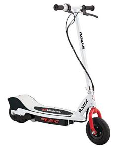 Razor E200 Electric Scooter - 8" Air-filled Tires, 200-Watt Motor, Up to 12 mph and 40 min of Ride Time from Razor USA, LLC