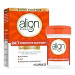 Align Probiotic, #1 Doctor Recommended Brand, Helps with Occasional Gas, Abdominal Discomfort, Bloating to Support a Healthy Digestive System 24/7, 56 Capsules from Align