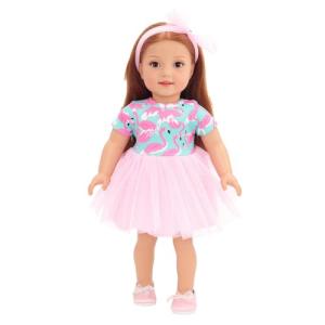BARWA Doll Clothes and Accessories for American 18 inch Girl Dolls Mermaid Casual Tutu Dress, Outfits, Swimsuit, Underwearâ¦ (C: Tutu Dress) by BARWA