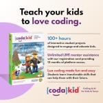 Roblox Coding, Award-Winning, Coding for Kids, Ages 8+ with Online Mentoring Assistance, Learn Computer Programming and Code for Fun Games with Lua and Video Game Programming Software (PC & Mac) from CodaKid