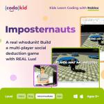 Roblox Coding, Award-Winning, Coding for Kids, Ages 8+ with Online Mentoring Assistance, Learn Computer Programming and Code for Fun Games with Lua and Video Game Programming Software (PC & Mac) from CodaKid