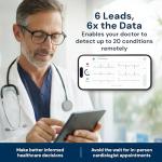 AliveCor KardiaMobile 6-Lead Personal EKG Monitor | FDA-Cleared | Detects AFib | Doctor Recommended by AliveCor