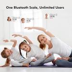1byone Digital Body Fat Scale, Bluetooth Weight Scale BMI Scale, Bathroom Smart Scale with Body Composition Analyzer, Health Monitor with 14 Body Index, 400lbs by 1 BY ONE