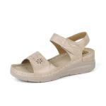 JABASIC Women Comfortable Sandals Orthotic Walking Sandals Orthopedic Arch Support Sandals (Size 7,New Beige) by 