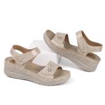 JABASIC Women Comfortable Sandals Orthotic Walking Sandals Orthopedic Arch Support Sandals (Size 7,New Beige) by 