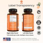 Organic Ashwagandha Capsules - High Potency 1300 mg: Ultimate Natural Sleep Support, Immune Support, Focus, and Energy Supplement with Black Pepper for Wellbeing and Vitality by NutriRise