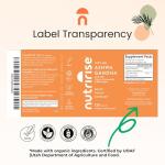 Organic Ashwagandha Capsules - High Potency 1300 mg: Ultimate Natural Sleep Support, Immune Support, Focus, and Energy Supplement with Black Pepper for Wellbeing and Vitality by NutriRise