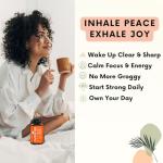 Organic Ashwagandha Capsules - High Potency 1300 mg: Ultimate Natural Sleep Support, Immune Support, Focus, and Energy Supplement with Black Pepper for Wellbeing and Vitality by NutriRise