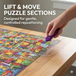 Ceaco The Puzzle Scoop â A Lifting, Moving, Illuminating, and Magnifying Puzzle Accessory for All puzzlers, White by Ceaco