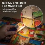 Ceaco The Puzzle Scoop â A Lifting, Moving, Illuminating, and Magnifying Puzzle Accessory for All puzzlers, White by Ceaco