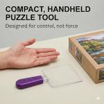 Ceaco The Puzzle Scoop â A Lifting, Moving, Illuminating, and Magnifying Puzzle Accessory for All puzzlers, White by Ceaco