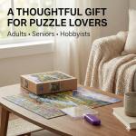 Ceaco The Puzzle Scoop â A Lifting, Moving, Illuminating, and Magnifying Puzzle Accessory for All puzzlers, White by Ceaco