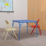 Flash Furniture Kids Colorful 3 Piece Folding Table and Chair Set from Flash Furniture