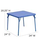 Flash Furniture Kids Colorful 3 Piece Folding Table and Chair Set from Flash Furniture