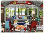 Ceaco - Tracy Flickinger - Lake Cabin - Oversized 300 Piece Jigsaw Puzzle from CEACO