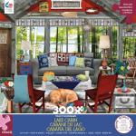 Ceaco - Tracy Flickinger - Lake Cabin - Oversized 300 Piece Jigsaw Puzzle from CEACO
