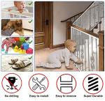 Stairway Net - Baby Safety Rail â Balcony Railing Guard -10ft L x 2.64ft H â Banister Proofing Stair Net for Child, Small pet,Toy- Indoor & Outdoor(White) by Ewaves