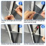 Stairway Net - Baby Safety Rail â Balcony Railing Guard -10ft L x 2.64ft H â Banister Proofing Stair Net for Child, Small pet,Toy- Indoor & Outdoor(White) by Ewaves