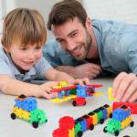 SNAPZ Building Bricks 400 Pcs Connecting Toy - Strong Durable Colorful Block Set w Storage, Interlinking Construction Blocks for Kids - STEM Development, Creativity and Educational Children Toys, 4+ from Play Build