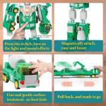 Toys for 3 4 5 6 7 Year Old Boys - Construction Transform Robot Kids Toys Cars | STEM Building Toddler Toys for Kids Ages 4-8 | 5 in 1 Construction Toys Christmas Birthday Gifts for Boys Girls Kids by Laradola