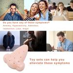 2 PCS Funny Pimple Popping Stress Relief Toy Set Squeeze Out Blackheads in Nose to Relieve Stress Novelty Toys Gifts (D) by KRYCRHIA