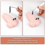 2 PCS Funny Pimple Popping Stress Relief Toy Set Squeeze Out Blackheads in Nose to Relieve Stress Novelty Toys Gifts (D) by KRYCRHIA