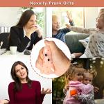 2 PCS Funny Pimple Popping Stress Relief Toy Set Squeeze Out Blackheads in Nose to Relieve Stress Novelty Toys Gifts (D) by KRYCRHIA