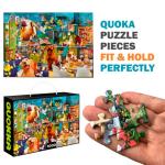 1000 Piece Jigsaw Puzzles for Adults - Set of 3 Puzzles for Men and Women by QUOKKA - Funny Animals for Kids Ages 8-12 and Up - Colourful Game with Cats Dogs Pets for Family from Adducate Ukraine LLC