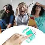 LAHAND 50Pcs Mini Pop Keychain Simple Silicone Stress Relief Fidget Hand Toys Push Bubble Wrap Pop Toys Anxiety Stress Reliever for Kids Adults from LAHAND