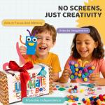 Arts and Crafts for Kids - Art Supplies Craft Kits for Boys & Girls - Includes 3000+ pcs The Ultimate Craft Box with 99 Activities Book for Ages 4-6, 6-8, 8-12 by A&R CO.