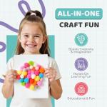 Arts and Crafts for Kids - Art Supplies Craft Kits for Boys & Girls - Includes 3000+ pcs The Ultimate Craft Box with 99 Activities Book for Ages 4-6, 6-8, 8-12 by A&R CO.