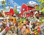 White Mountain Puzzles Funny Farm Seek and Find - 1000 Piece Jigsaw Puzzle from White Mountain Puzzles, Inc.