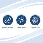 Blue Jay Take a Range Check Clear Plastic Goniometer - 360 Deg., 6 in. Goniometer, Physical Therapy Goniometer with ISO Accuracy with Linear Moving Arm, Clear Gauging Angle. Physical Therapy Aids from Complete Medical Manufacturing Group