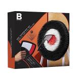 The Black Series Axe Throwing Target Set, 3 Throwing Axes and Bristle Target, Active and Safe Play, Blunted Edges and Lightweight Plastic, Indoor or Outdoor Use and Backyard Fun by MerchSource