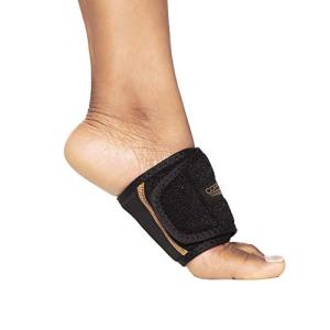Copper Fit Rapid Relief Plantar Fascia Arch Foot Wrap with Hot/Cold Therapy, Adjustable by Copper Fit